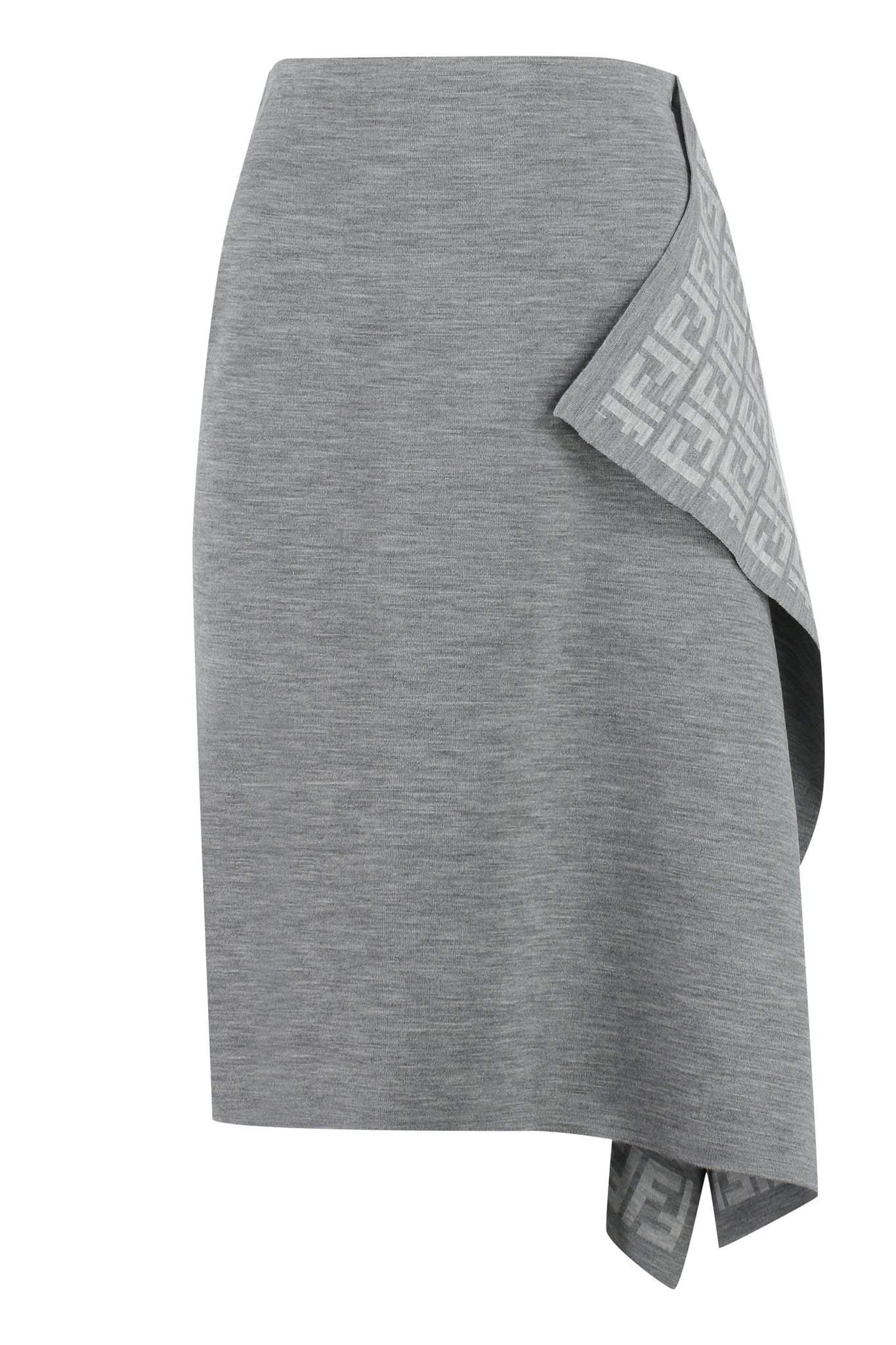 FENDI Chic Wool Blend Mini Skirt for Women