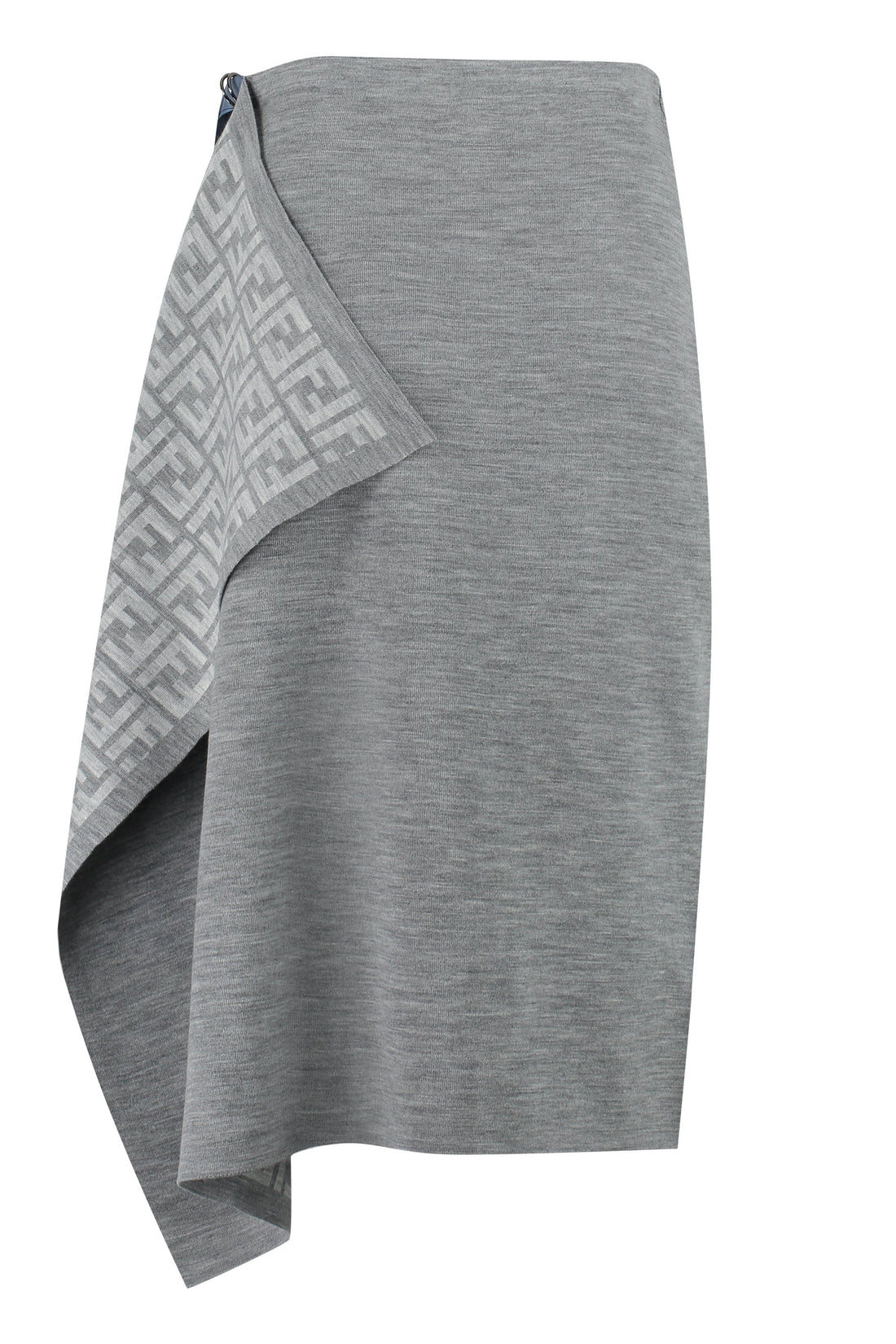 FENDI Chic Wool Blend Mini Skirt for Women