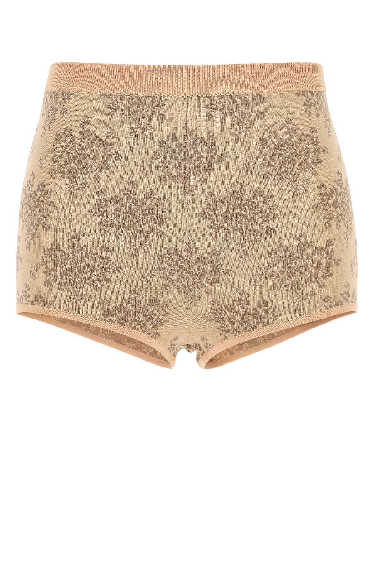 FENDI Embroidered Viscose Mini Shorts for Women