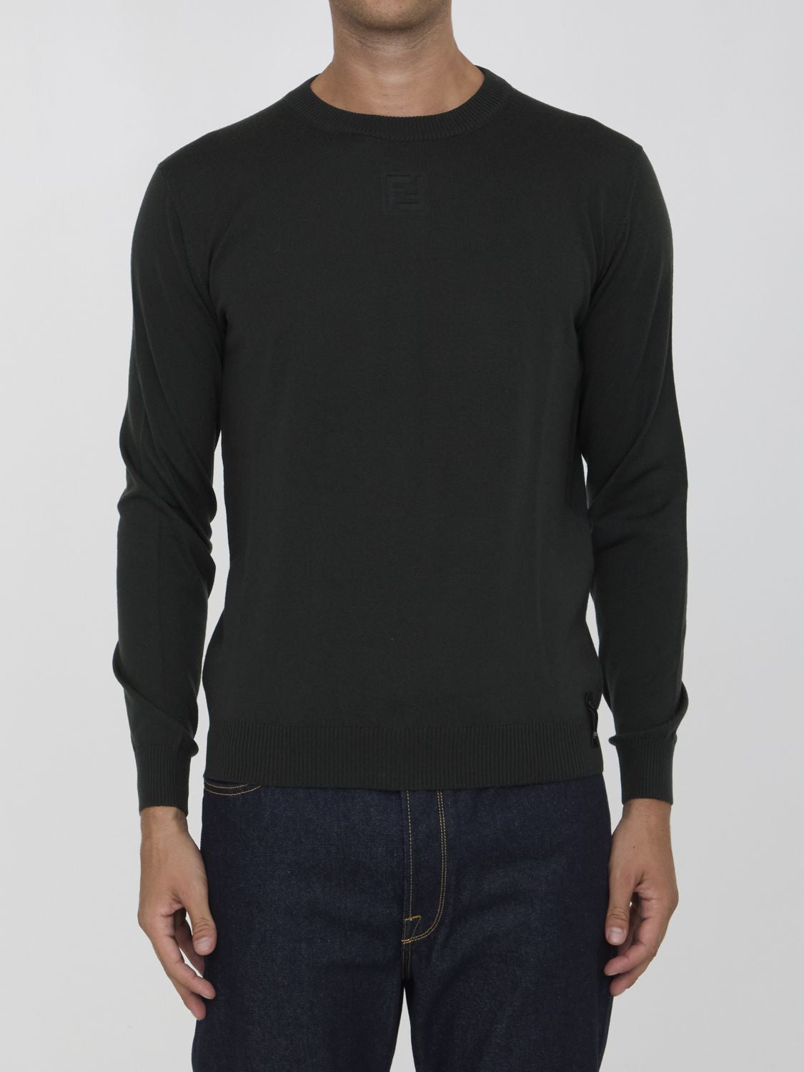 FENDI Long-Sleeved Crewneck Pullover