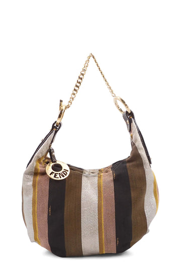 Chef Stripes Chain Hobo Multi Color