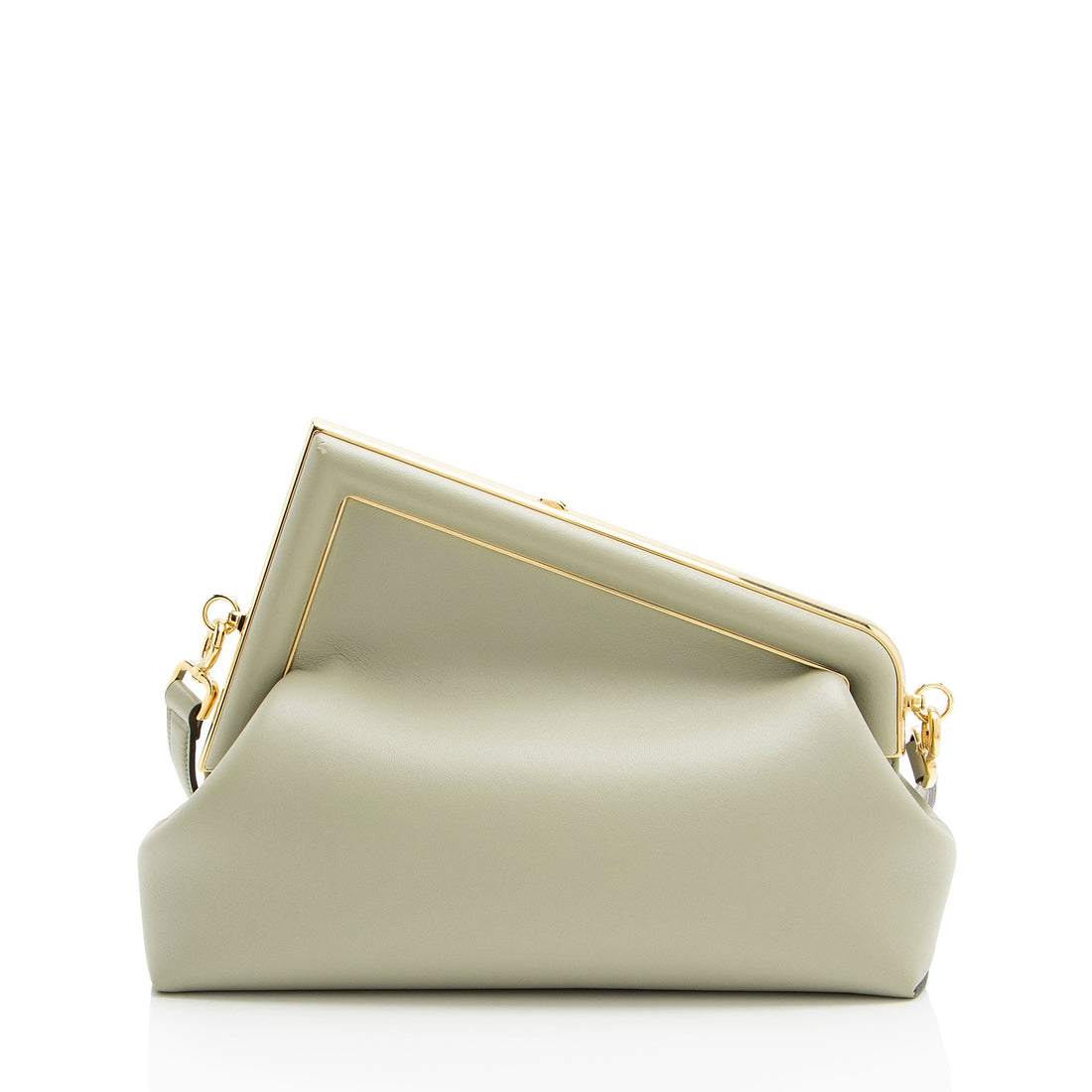 Fendi Lambskin Fendi First Medium Shoulder Bag