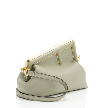 Fendi Lambskin Fendi First Medium Shoulder Bag