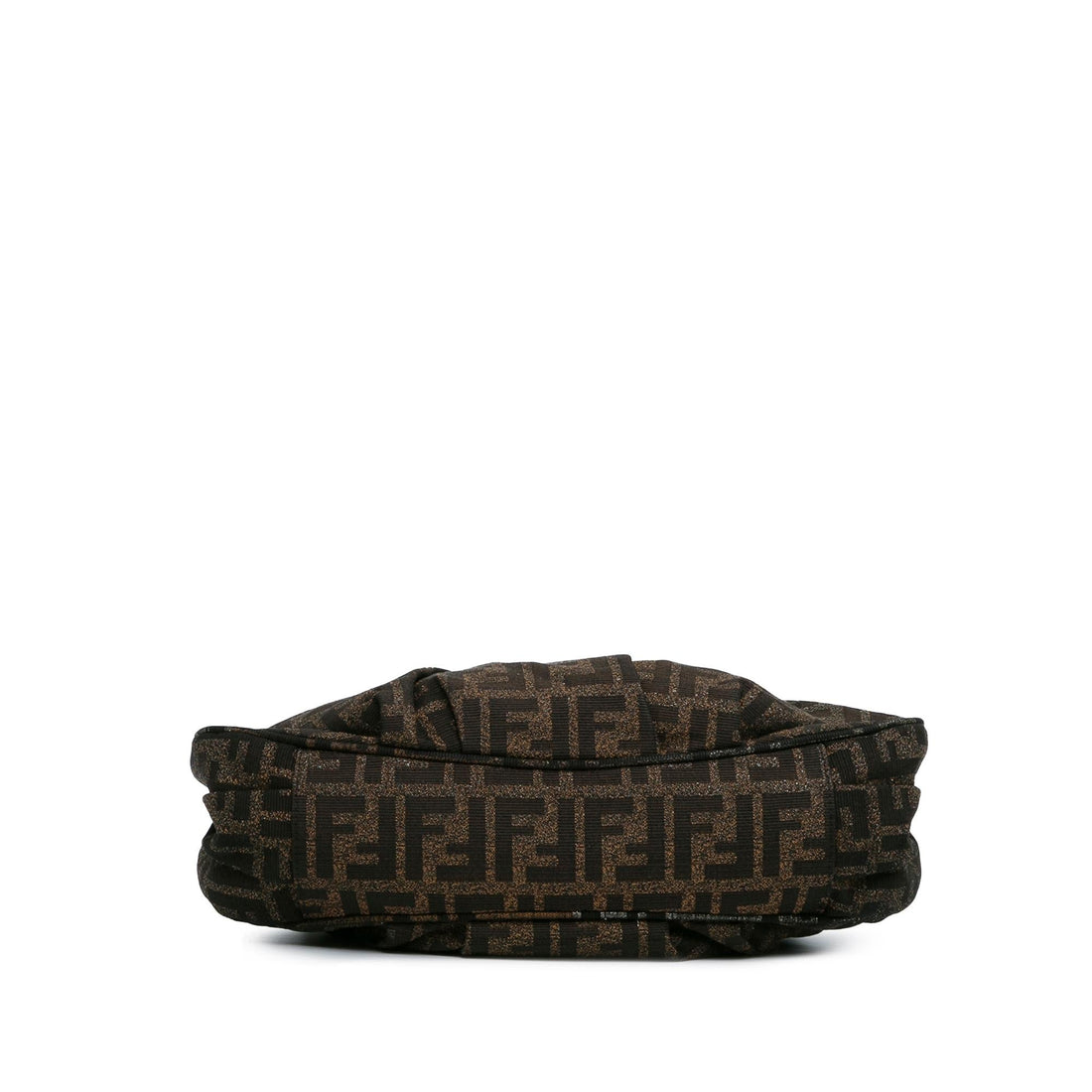 Fendi Small Zucca Metallic Canvas Mia Shoulder Bag