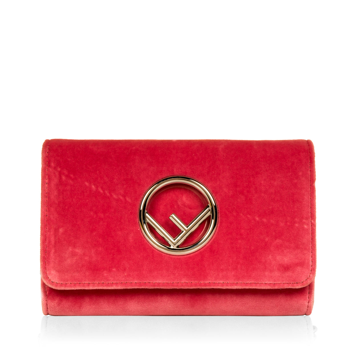 Fendi Kan I Velvet Crossbody