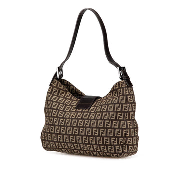 Fendi Zucchino Canvas Shoulder Bag