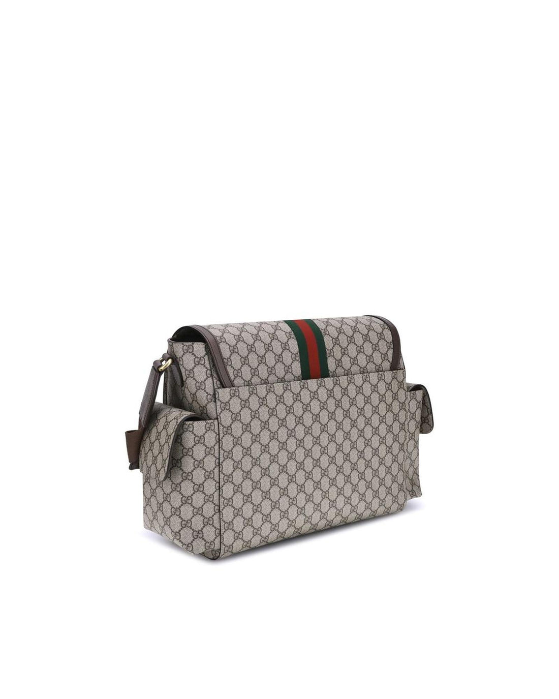 Gucci Monogram Diaper Bag with Stripe Men Multicolor Shoulder Bags