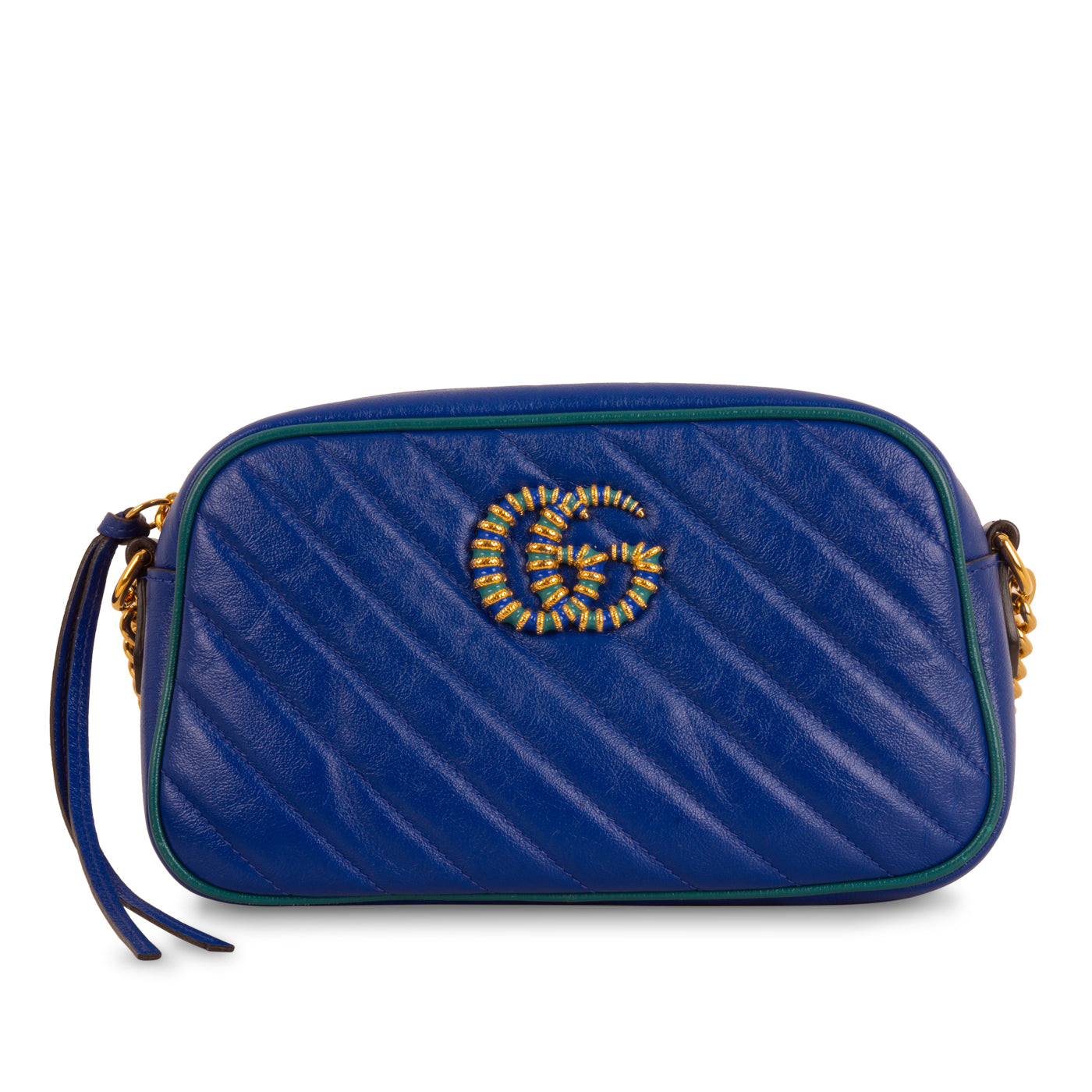 Gucci Small Marmont Bag - Blue