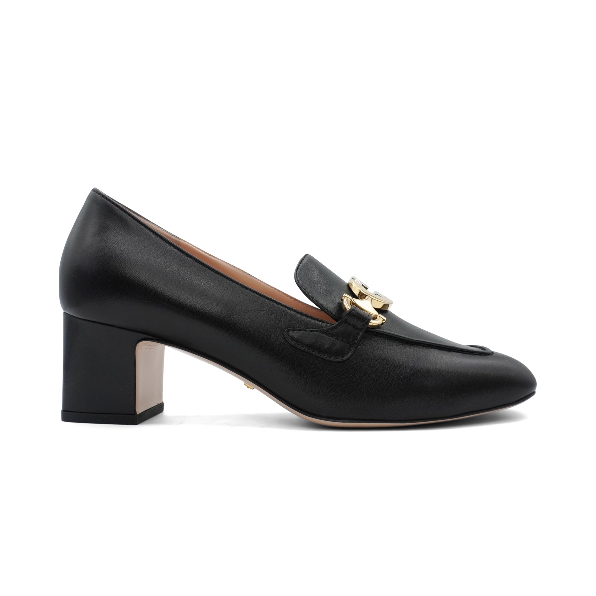Gucci 'Malaga Kid' Heeled Loafers - Women's 37