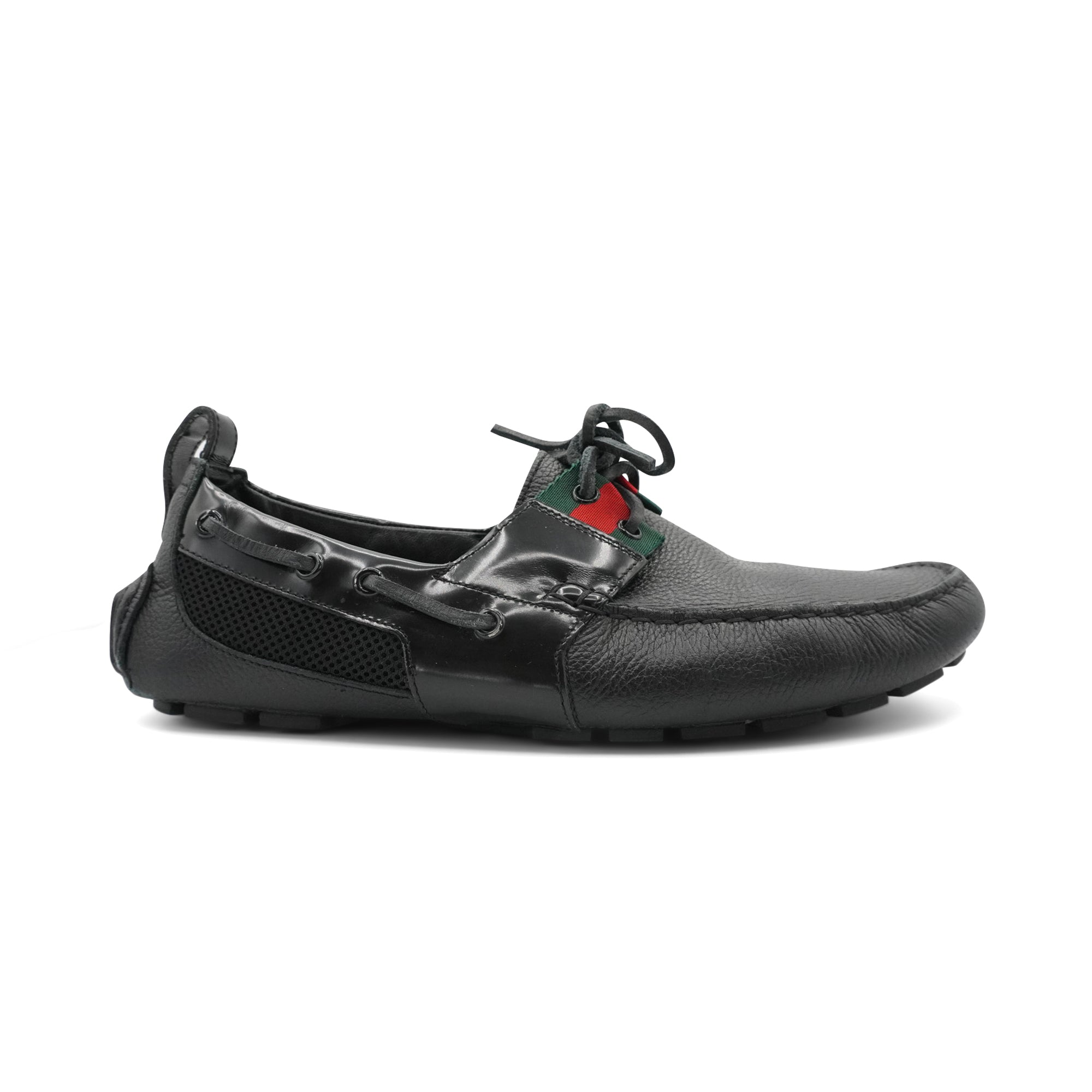 Gucci 'Web' Loafers - Men's 8.5