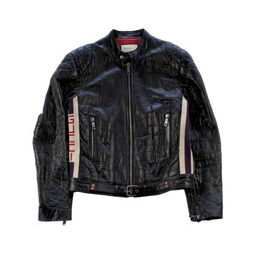 Gucci Moto Leather Jacket - Men's 48