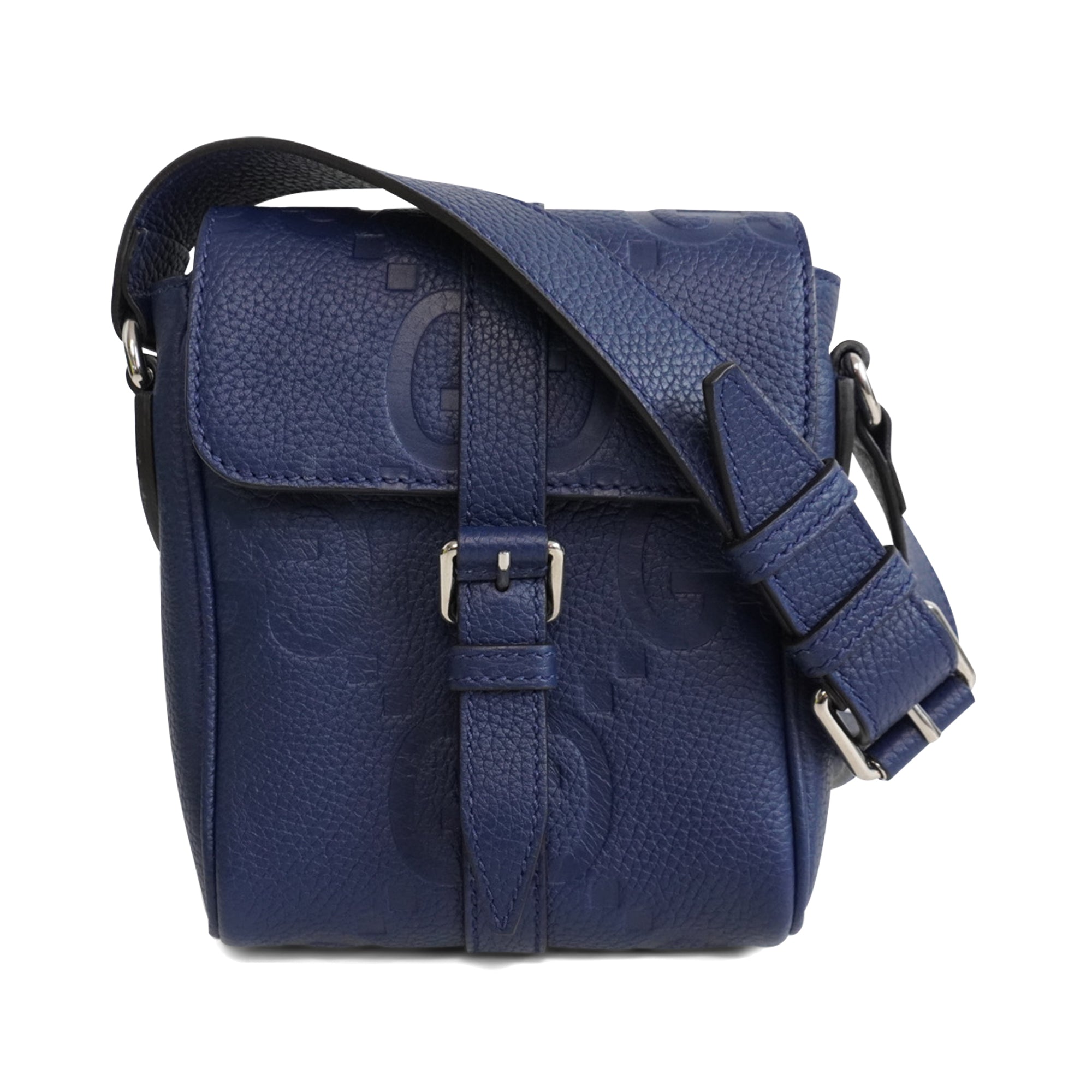 Gucci 'Jumbo GG Embossed Small Messenger' Bag