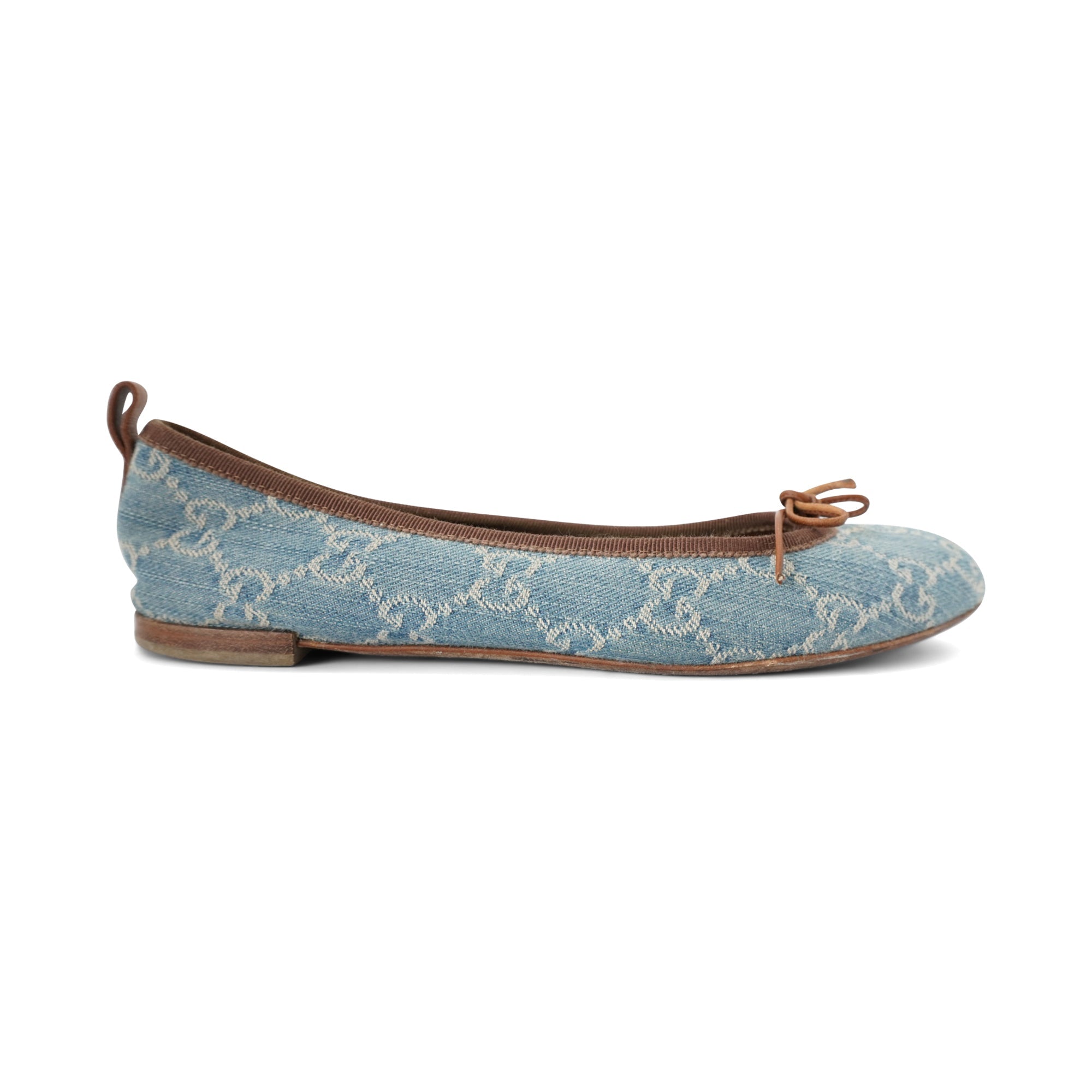 Gucci Denim Ballet Flats - Women's 37
