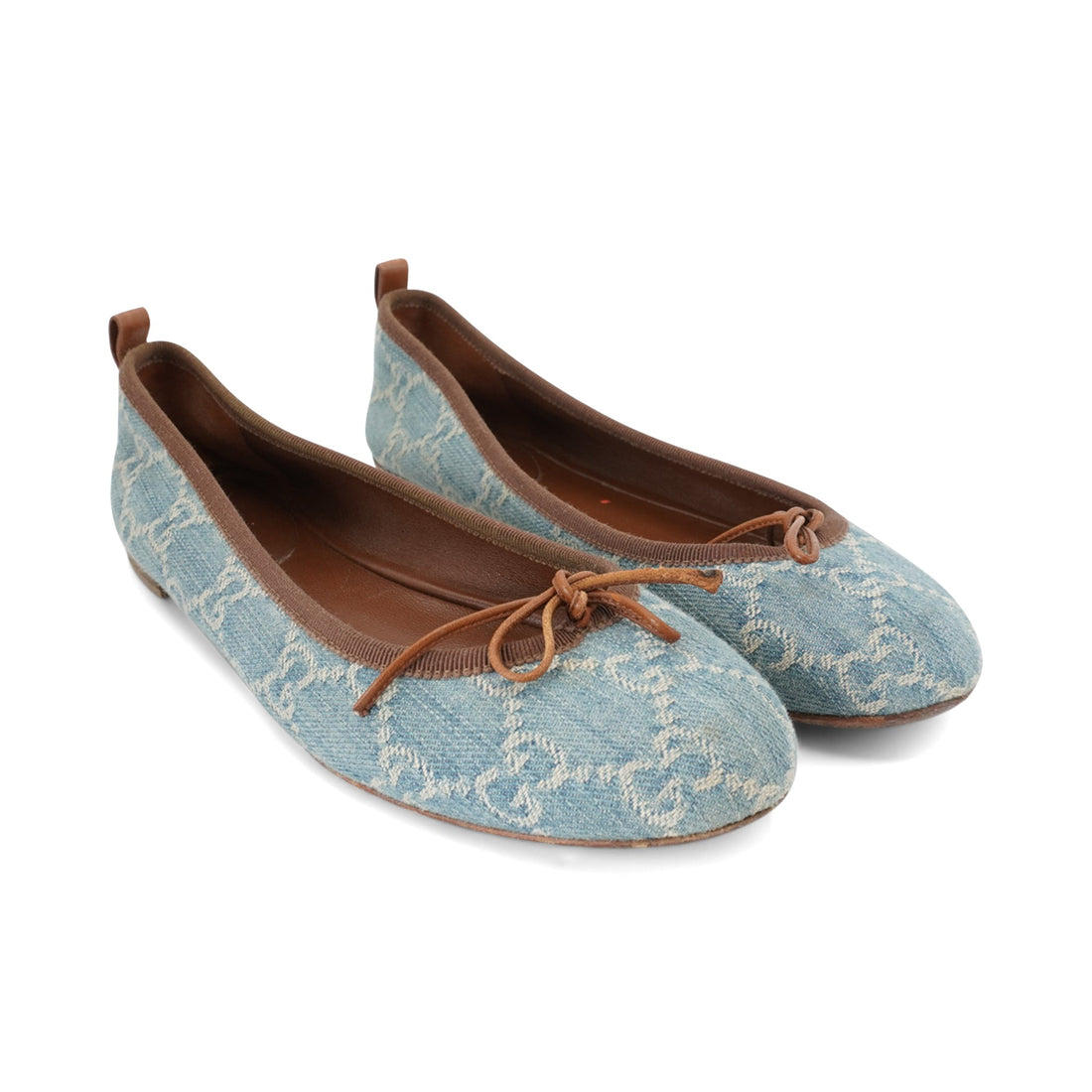 Gucci Denim Ballet Flats - Women's 37