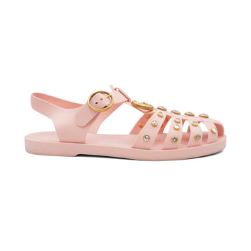 Gucci 'Rubber Crystal' Sandals - Women's 41