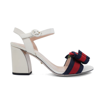 Gucci 'Rose Web' Heels - Women's 36.5
