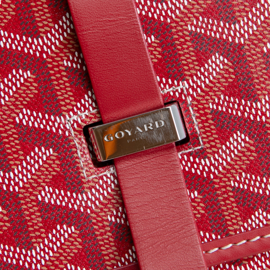GOYARD Goyardine Belvedere II MM - Red