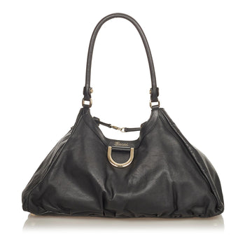 Gucci Abbey Leather Shoulder Bag (SHG-31858)