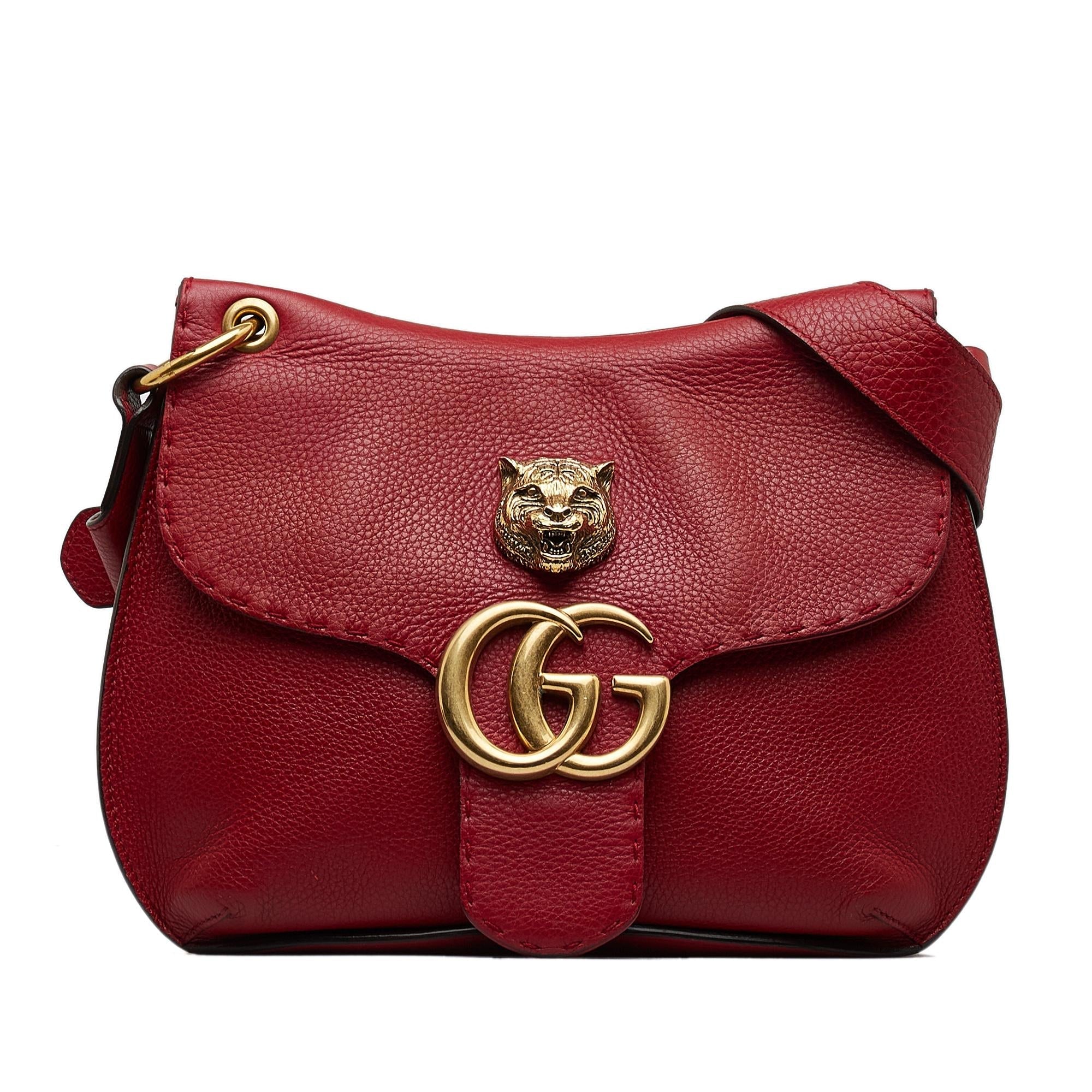 Gucci Animalier GG Marmont Shoulder Bag (SHG-9F5UwN)
