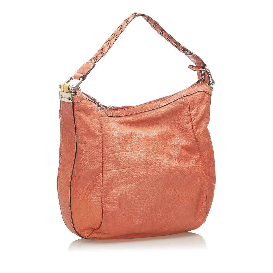 Gucci Bamboo Bar Leather Shoulder Bag (SHG-32182)