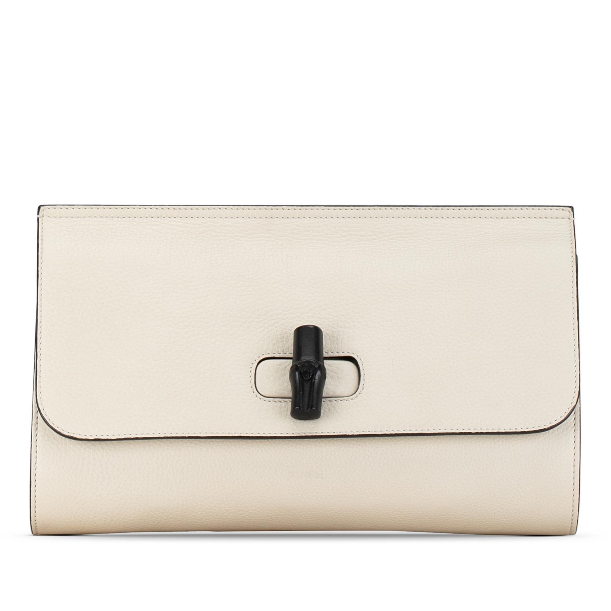 Gucci Bamboo Daily Leather Clutch (SHG-2q7lJR)