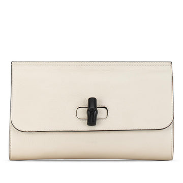 Gucci Bamboo Daily Leather Clutch (SHG-2q7lJR)