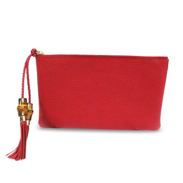 Gucci Bamboo Tassel Clutch Bag (SHG-YpZrov)