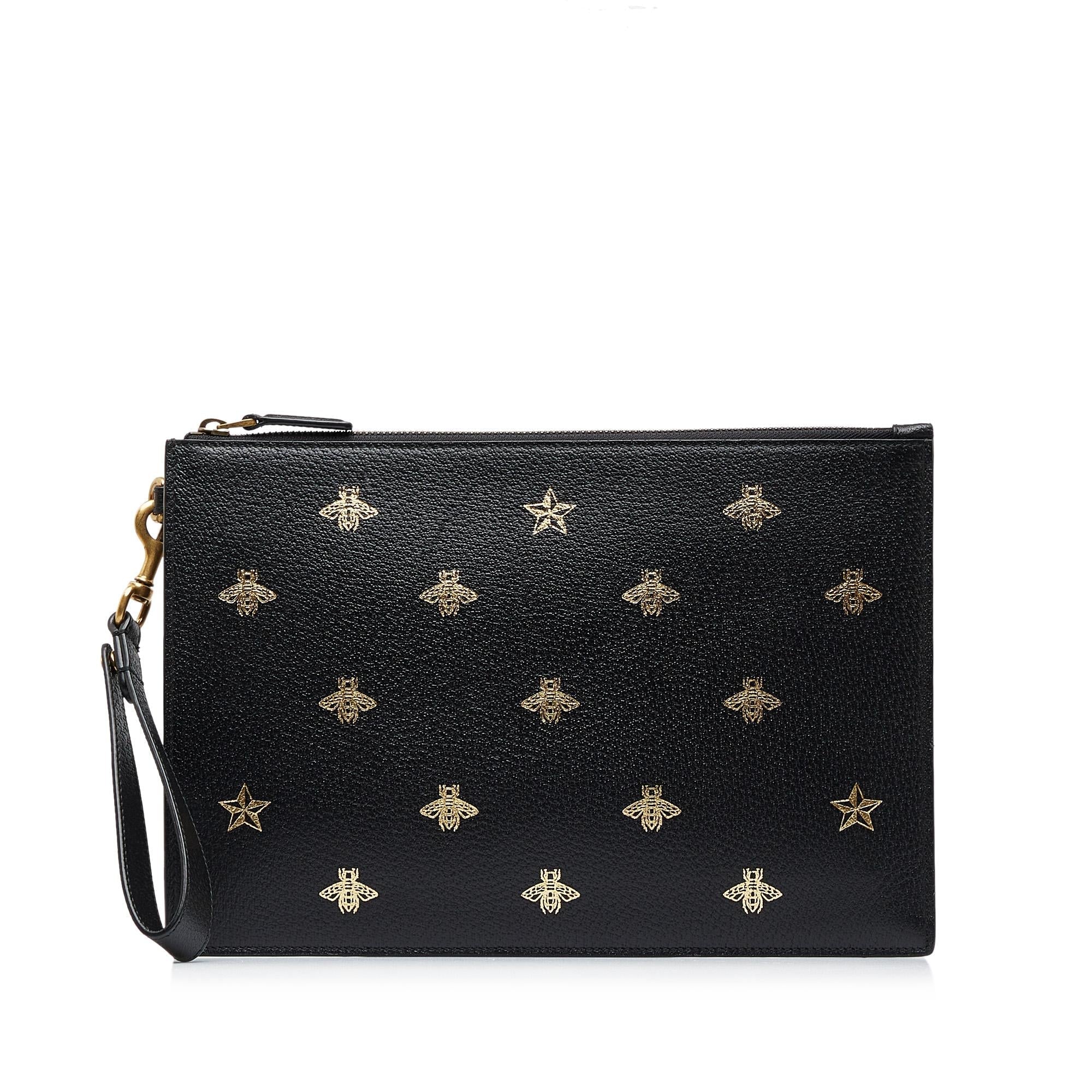 Gucci Bee Star Clutch (SHG-AF5WVQ)
