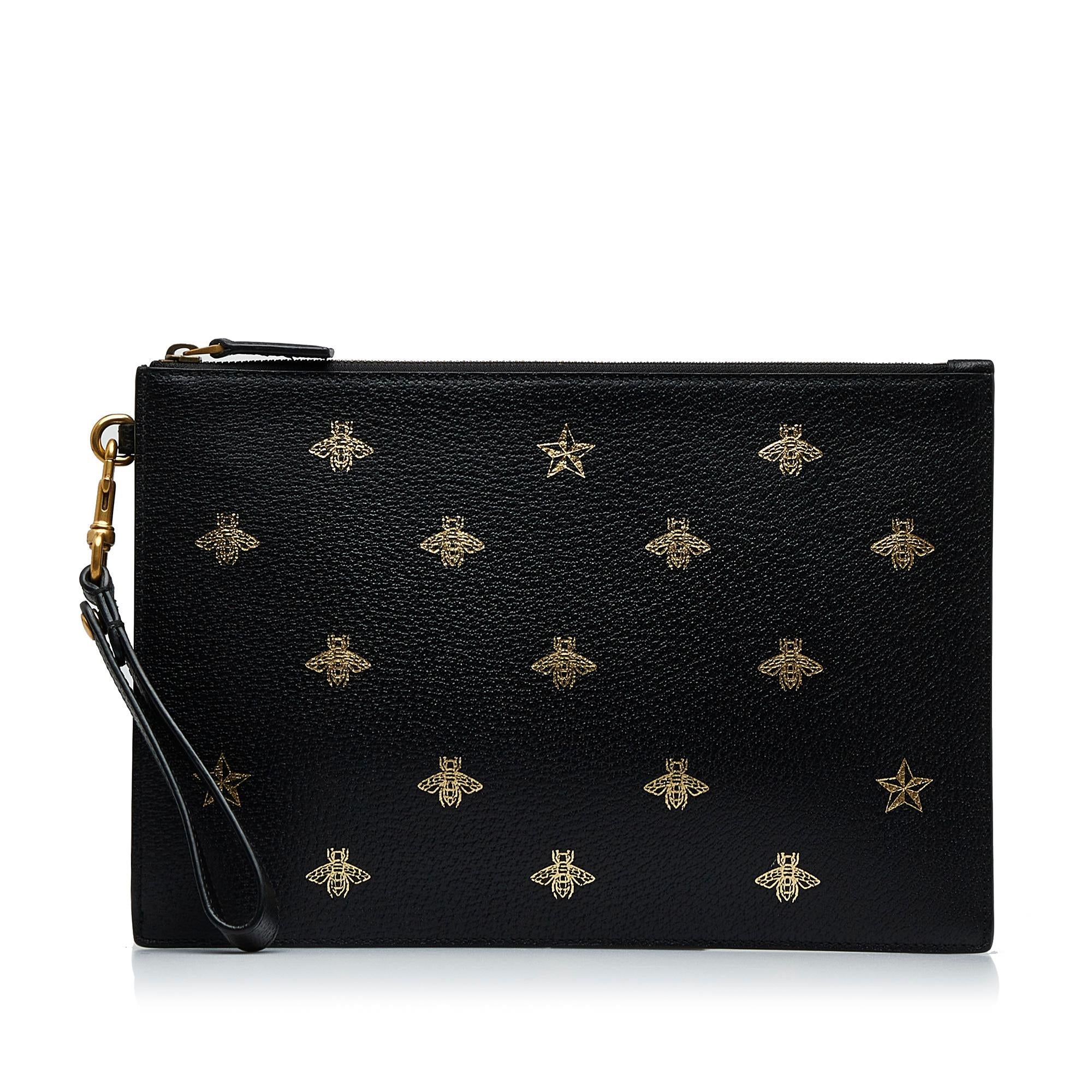 Gucci Bee Star Clutch (SHG-zhsY2F)