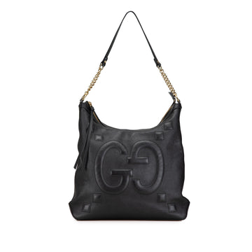 Gucci Calfskin GG Apollo Shoulder Bag