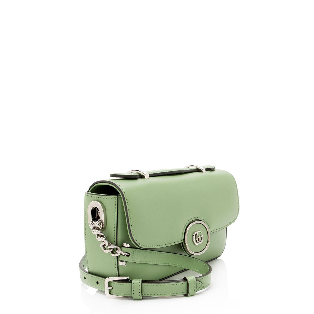 Gucci Calfskin Petite GG Mini Shoulder Bag