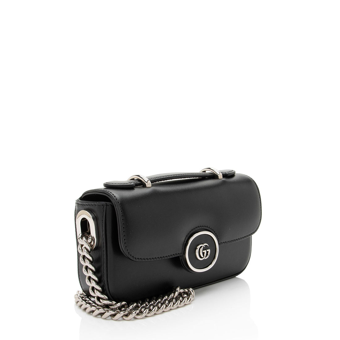 Gucci Calfskin Petite GG Mini Shoulder Bag