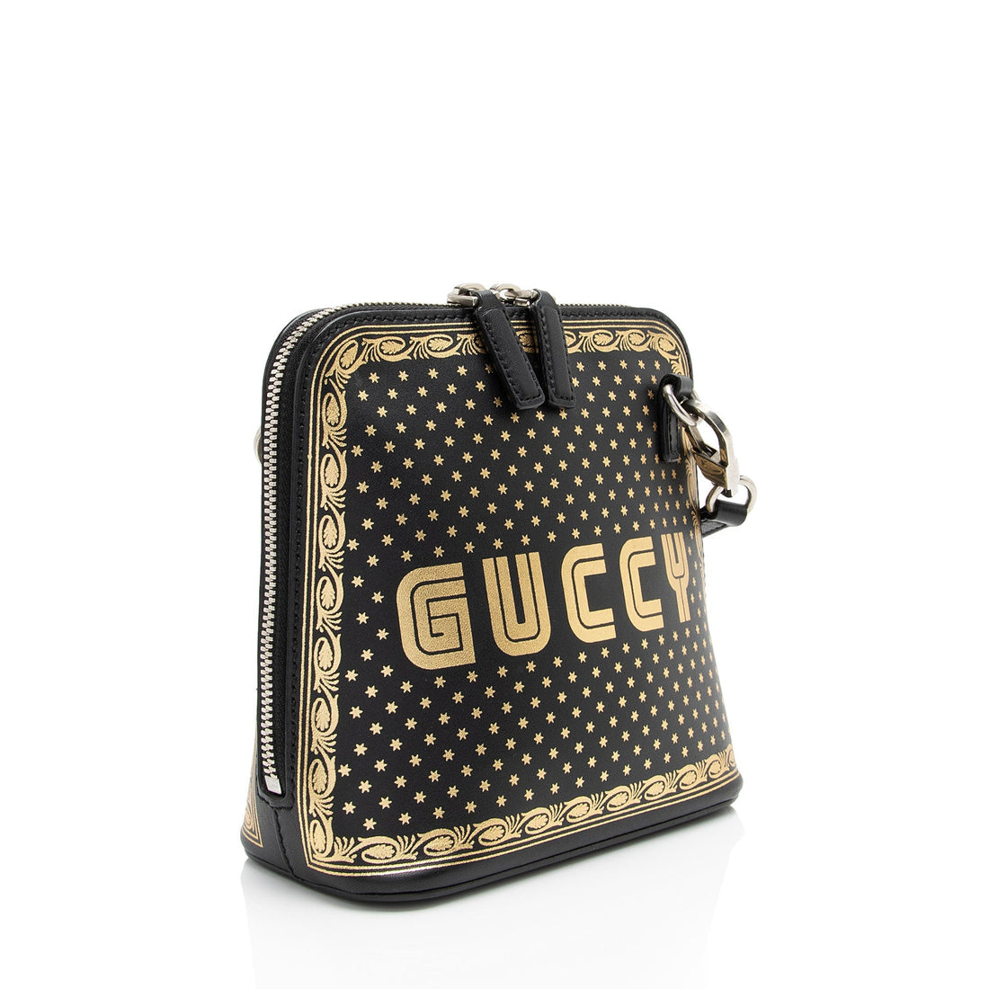 Gucci Calfskin Star Print Guccy Mini Shoulder Bag