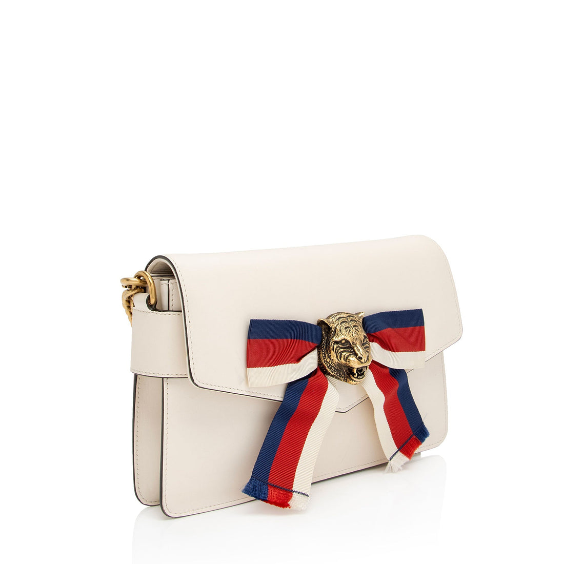 Gucci Calfskin Tiger Broadway Mini Shoulder Bag (SHF-fnniLy)