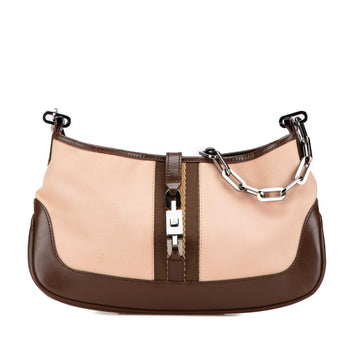 Gucci Canvas Jackie Chain Shoulder Bag
