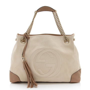 Gucci Canvas Soho Medium Shoulder Bag (SHF-gXwTPj)