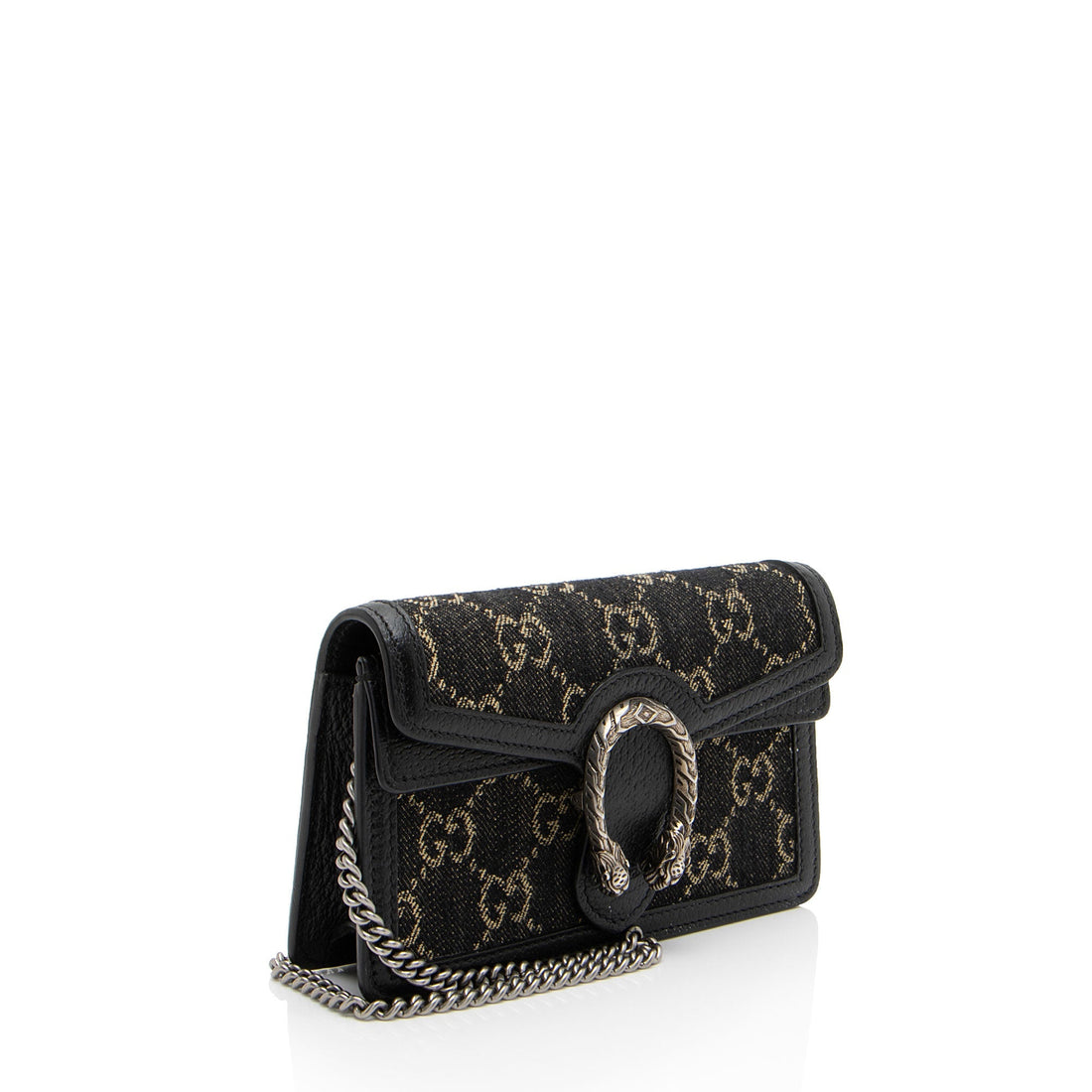 Gucci Denim Dionysus Super Mini Shoulder Bag (SHF-znXV7t)