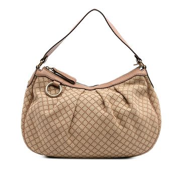 Gucci Diamante Canvas Sukey Shoulder Bag