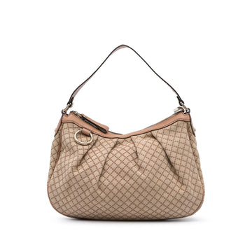 Gucci Diamante Canvas Sukey Shoulder Bag