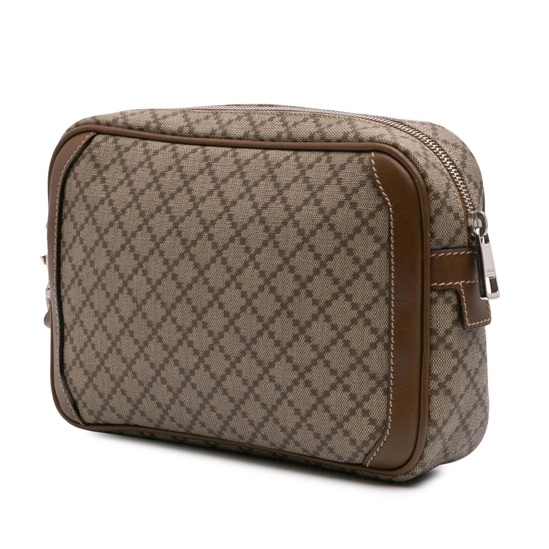 Gucci Diamante Coated Canvas Clutch