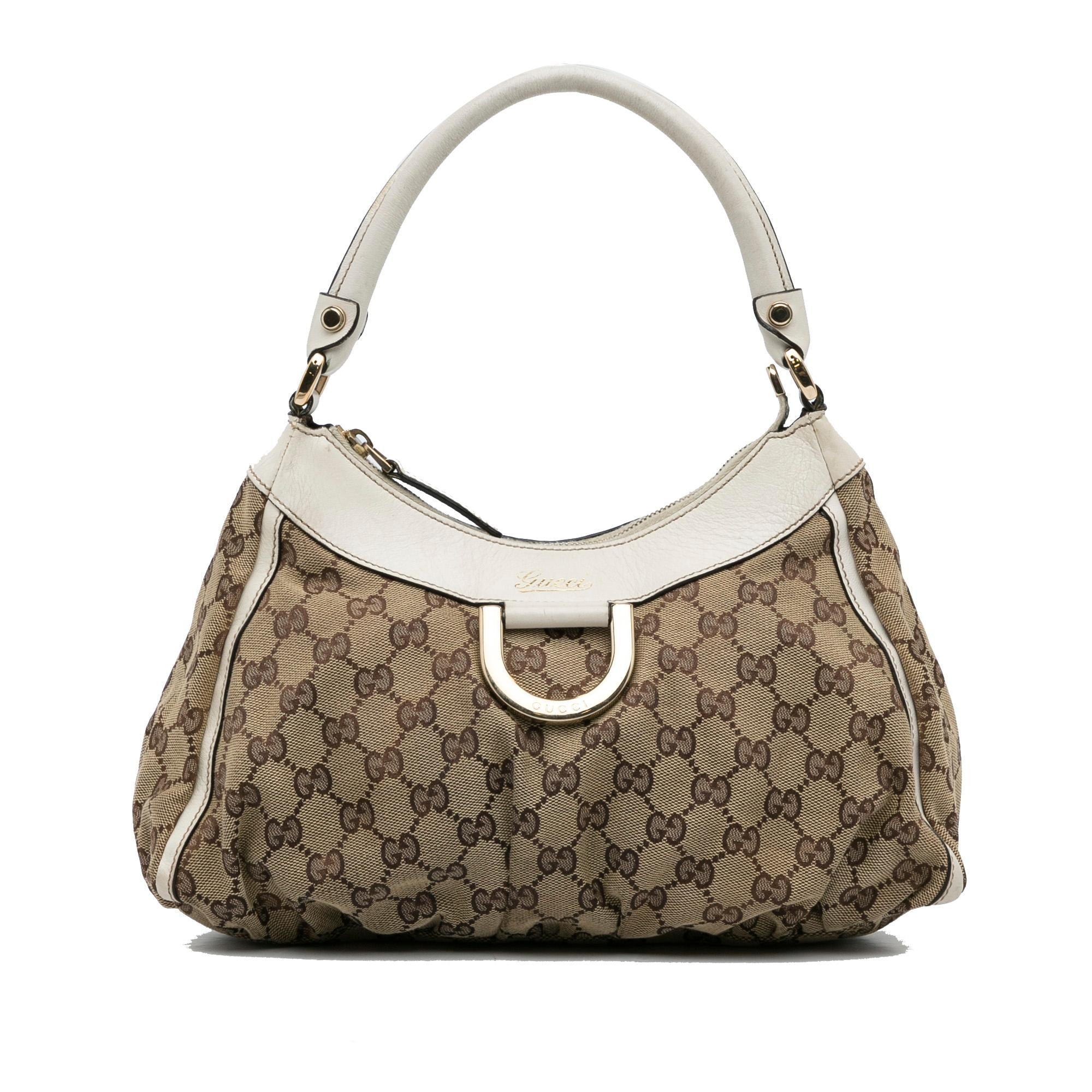 Gucci GG Canvas Abbey D-Ring Shoulder Bag (SHG-zvolsE)