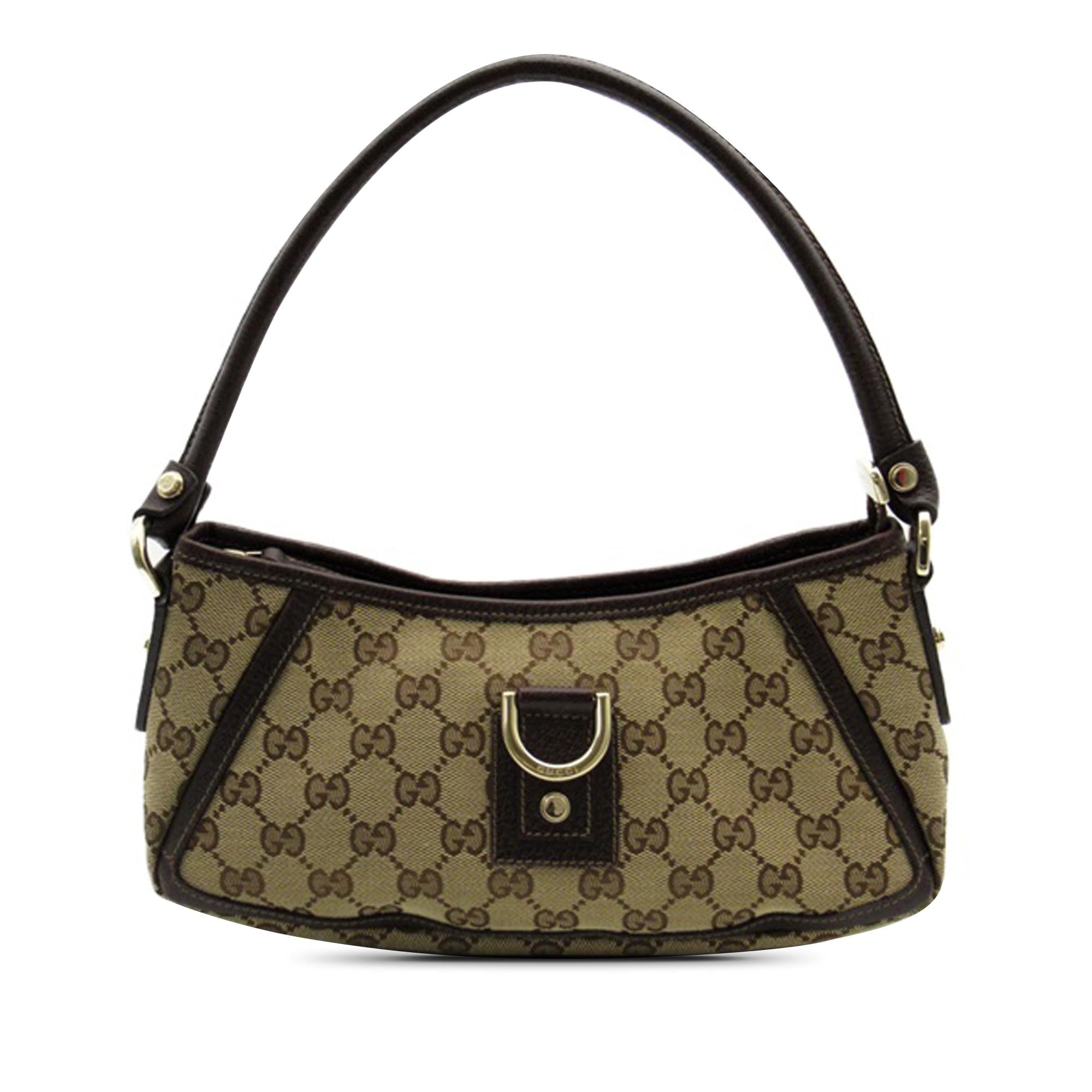 Gucci GG Canvas Abbey D Ring Shoulder Bag (SHG-SE3A71)
