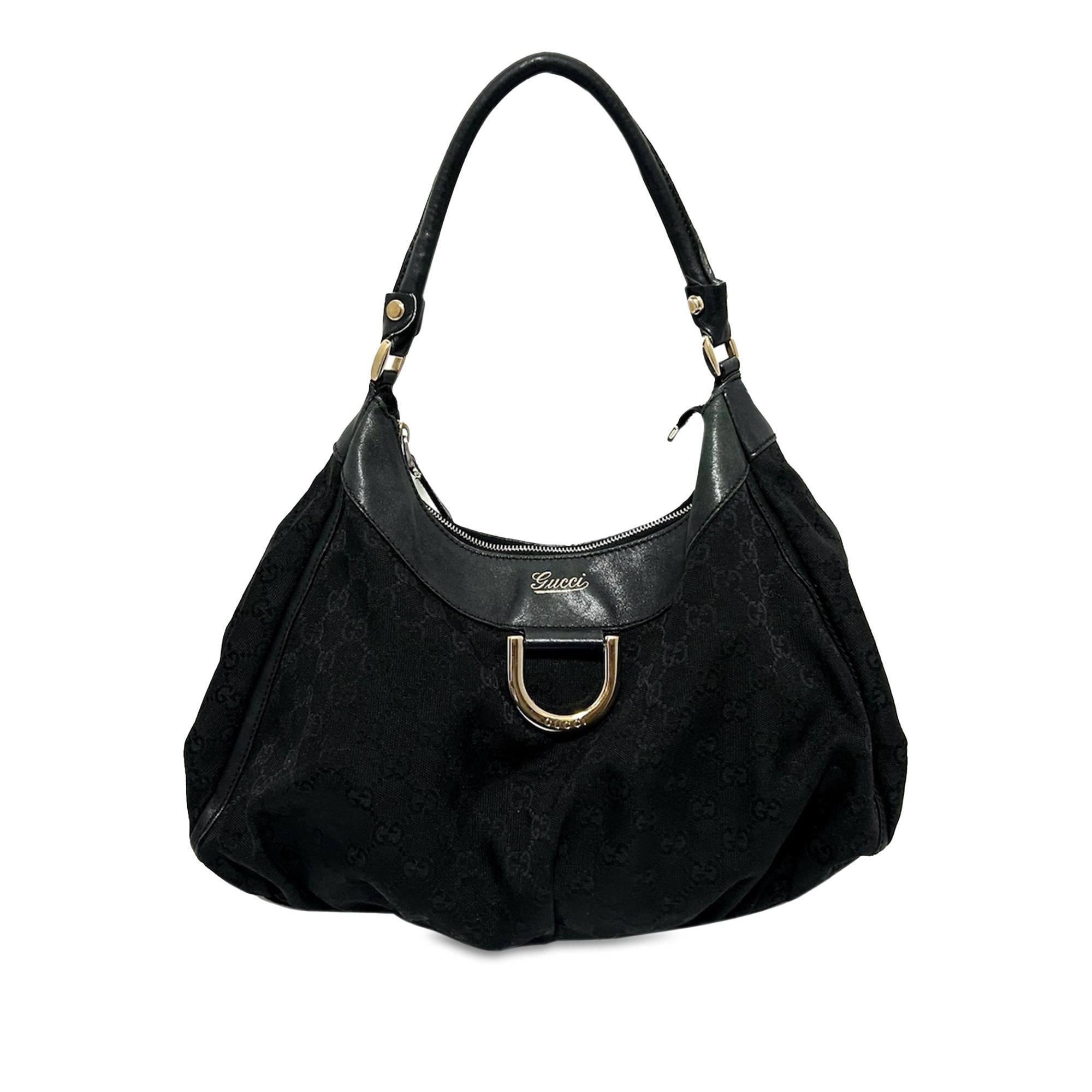 Gucci GG Canvas Abbey D-Ring Shoulder Bag (SHG-WEqLAP)