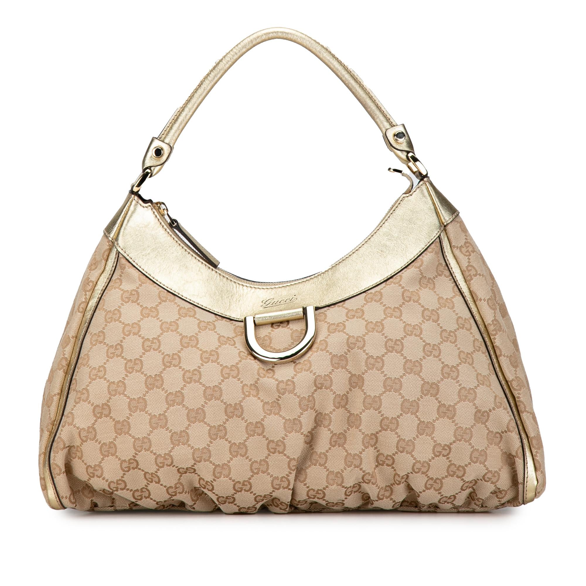 Gucci GG Canvas Abbey D-Ring Shoulder Bag (SHG-8LojzO)