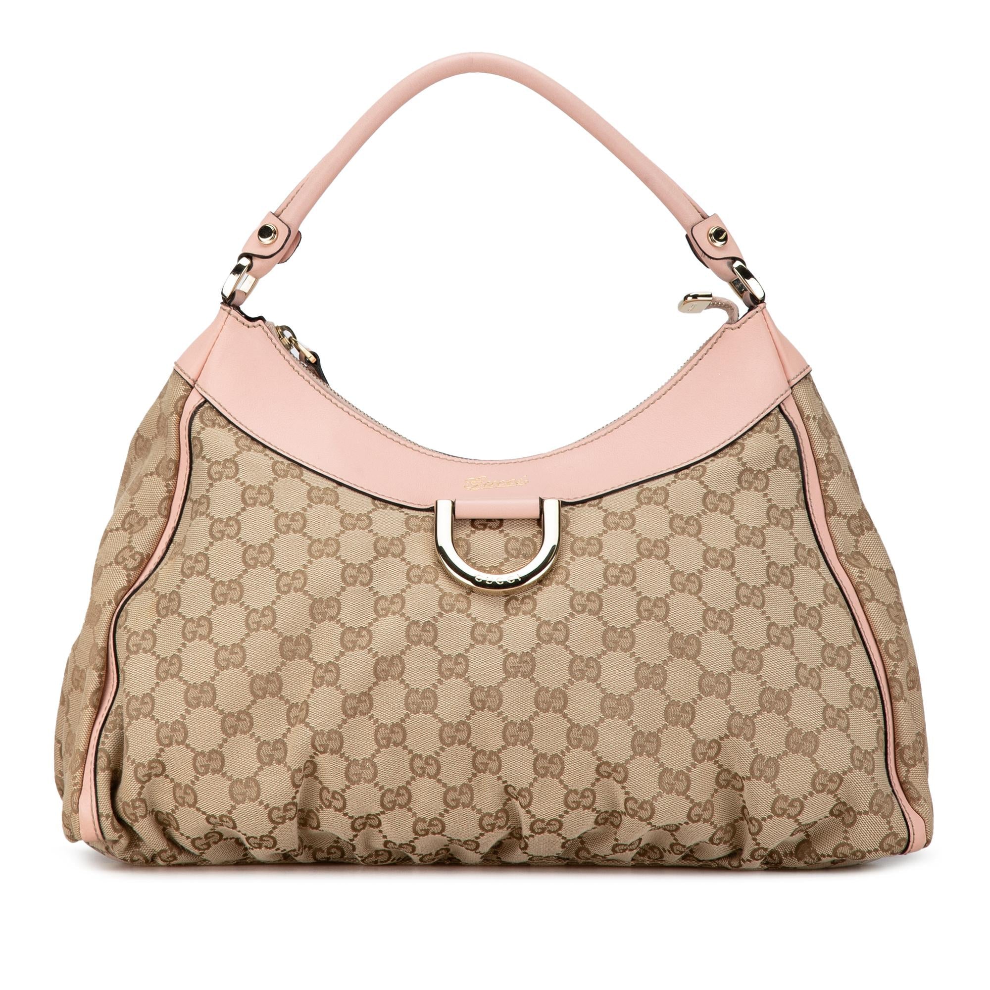 Gucci GG Canvas Abbey D-Ring Shoulder Bag (SHG-akIWOD)