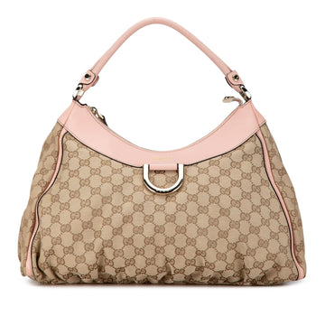 Gucci GG Canvas Abbey D-Ring Shoulder Bag (SHG-akIWOD)