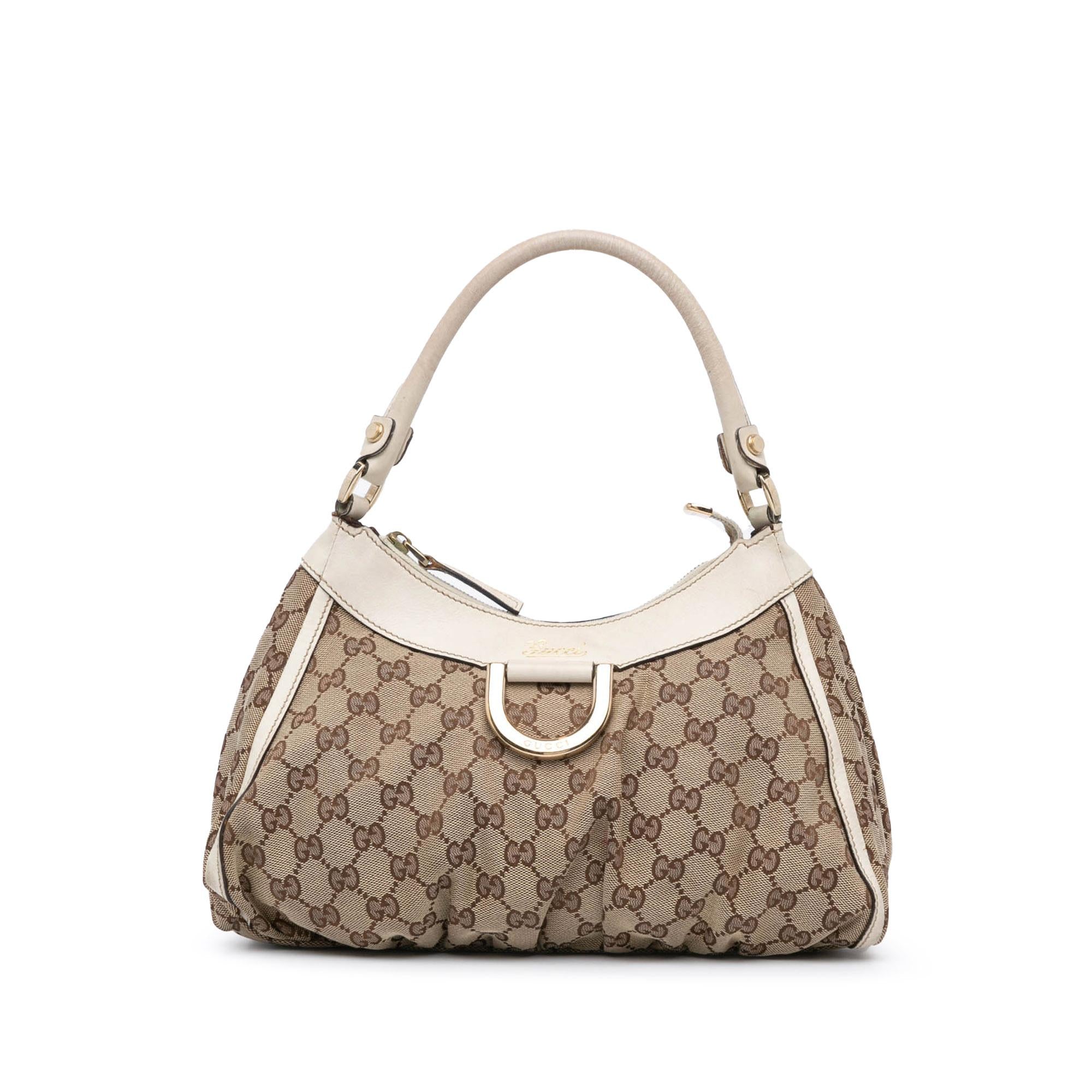 Gucci GG Canvas Abbey D Ring Shoulder Bag (SHG-zGCUXi)