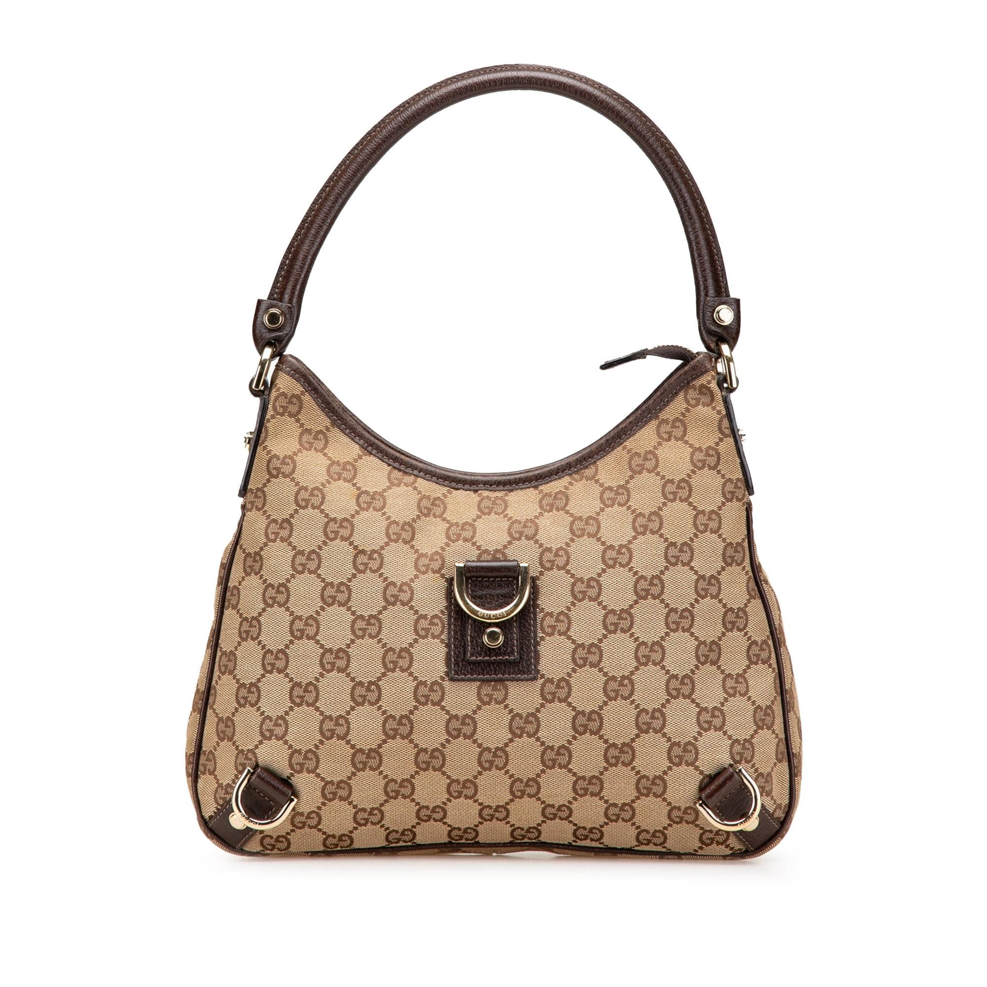 Gucci GG Canvas Abbey D Ring Shoulder Bag