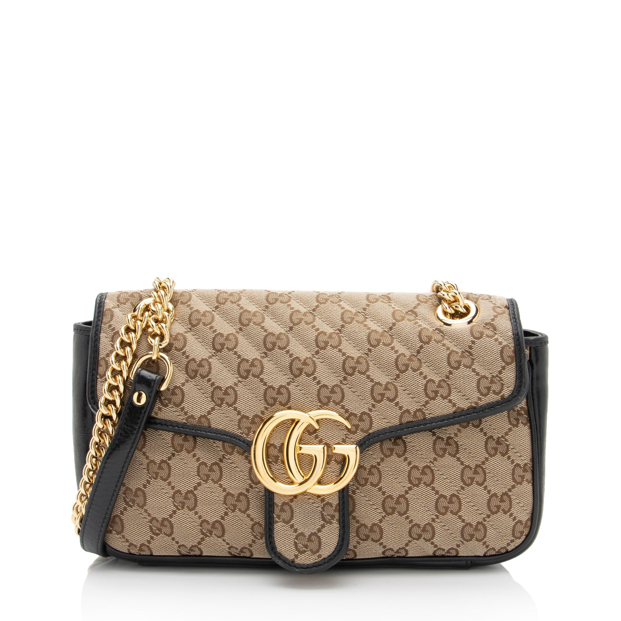 Gucci Matelasse GG Canvas GG Marmont Small Flap Shoulder Bag