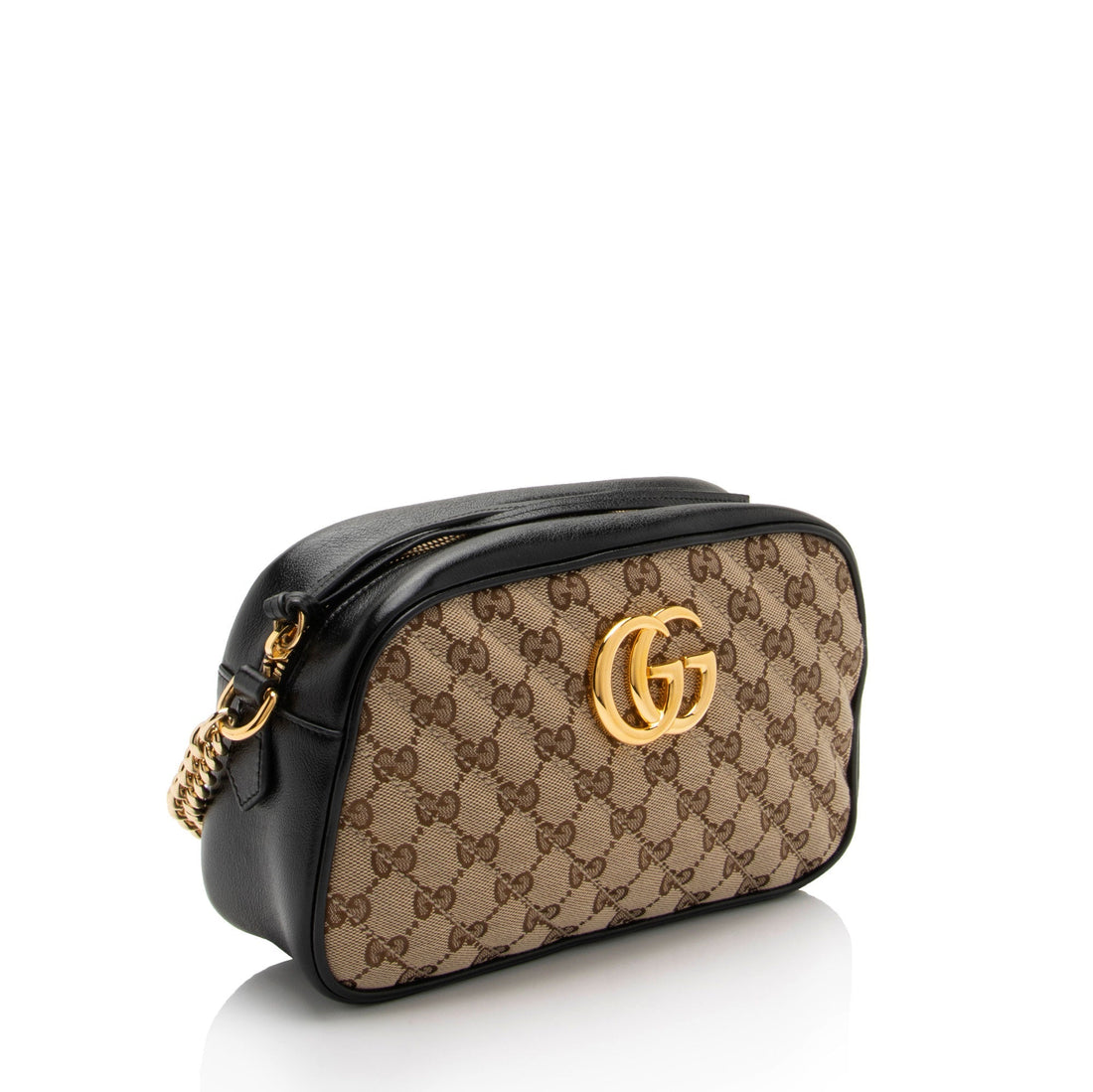 Gucci GG Canvas GG Marmont Small Shoulder Bag (SHF-kPDHre)